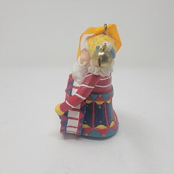 Avon Santa Tune Drum/Drummer Boy Vintage Christmas Ornament Hand Painted 1998 - Picture 5 of 9